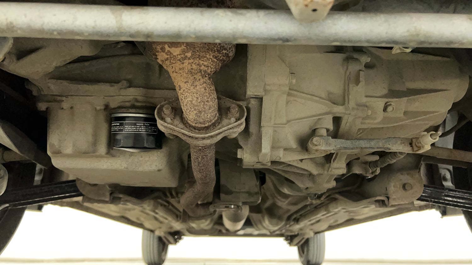 Used 2015 Maruti Suzuki Alto K10 VXi Petrol Manual extra FRONT LEFT UNDERBODY VIEW