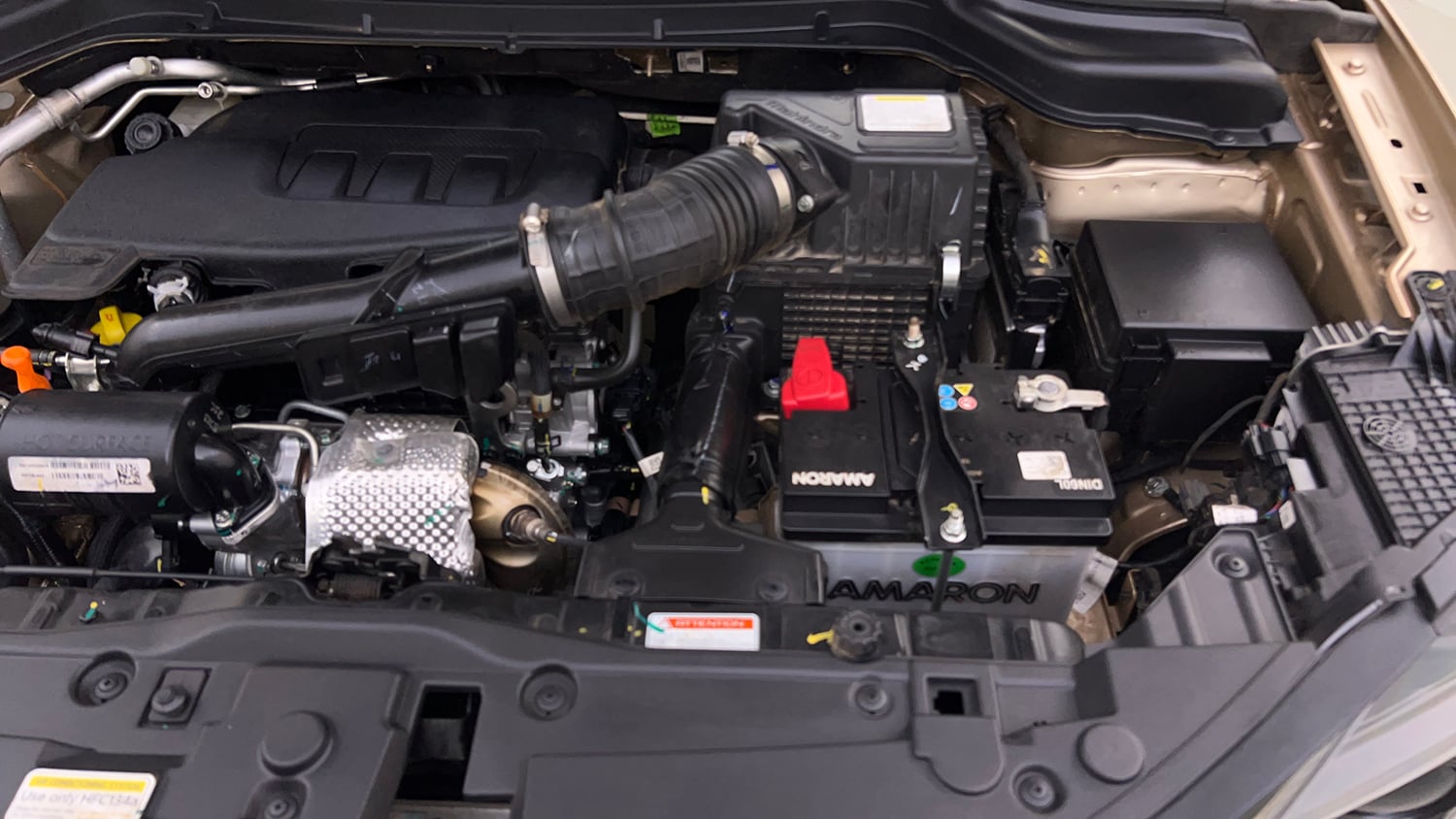 Used 2026 Mahindra XUV 3XO AX5 1.2 Petrol AT Petrol Automatic engine ENGINE LEFT SIDE VIEW