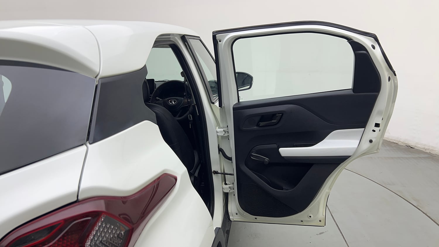 Used 2023 Tata Punch Pure MT Petrol Manual interior RIGHT REAR DOOR OPEN VIEW