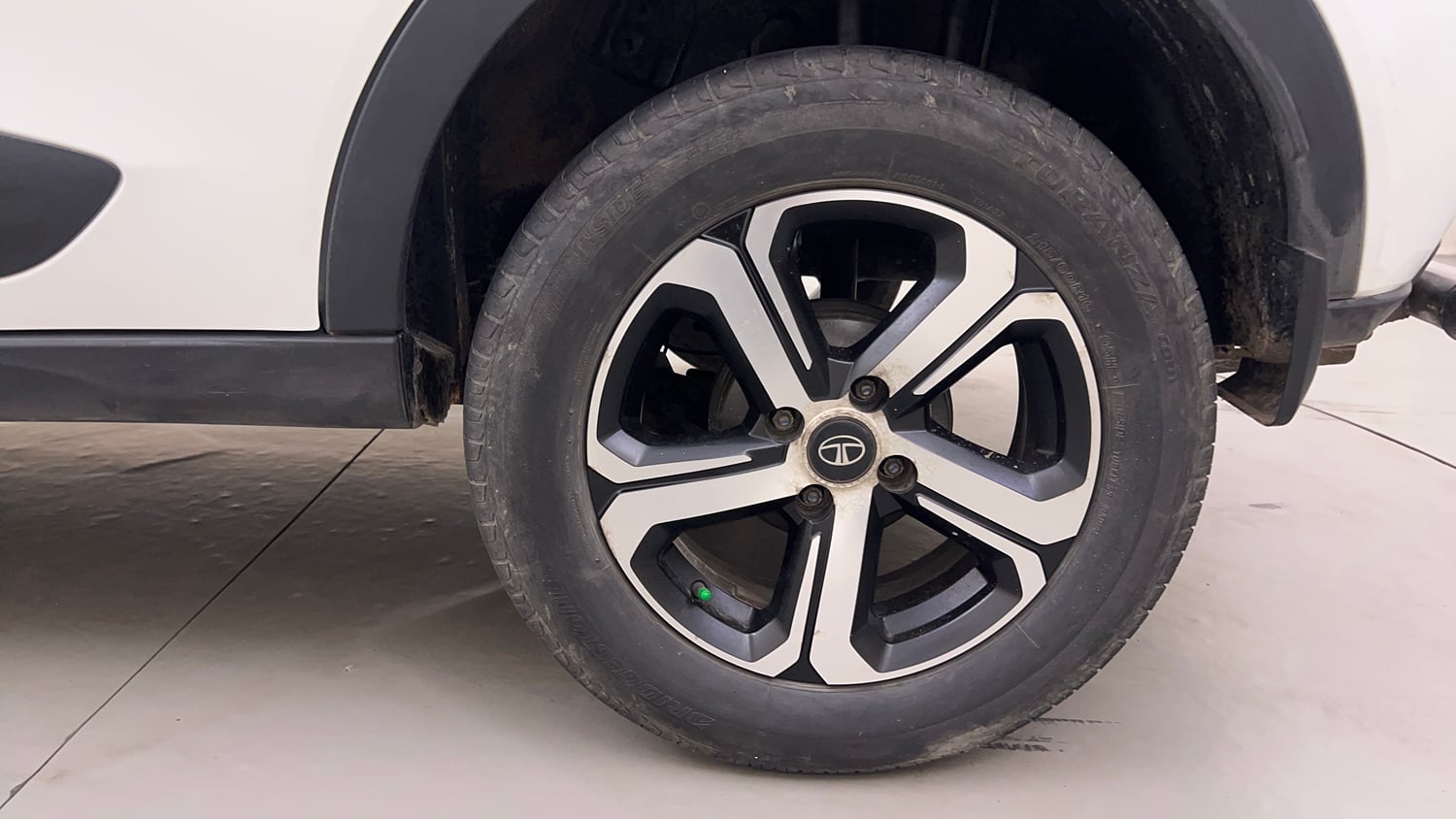 Used 2023 Tata Nexon XM Diesel Diesel Manual tyres LEFT REAR TYRE RIM VIEW