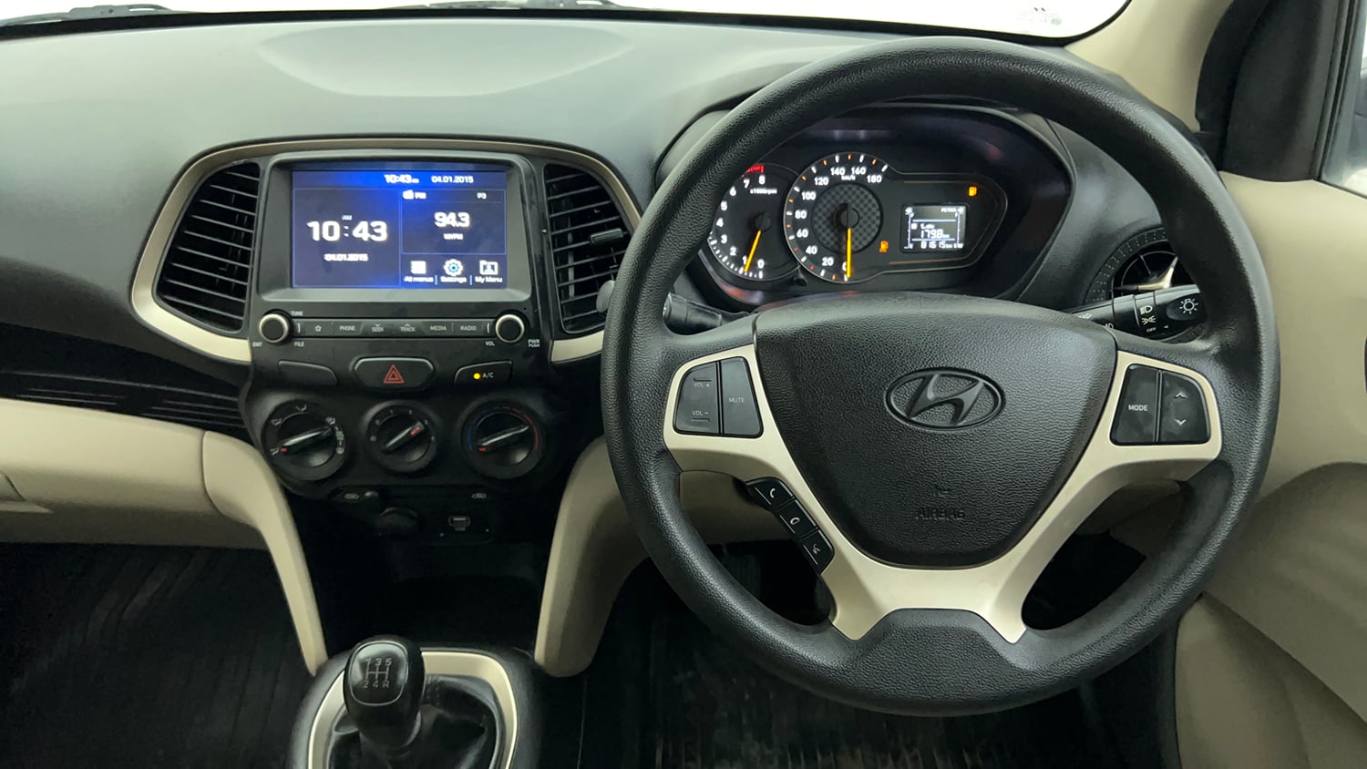 Used 2020 Hyundai Santro Sportz CNG Cng Manual interior STEERING VIEW