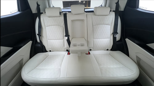 Used 2024 Mahindra XUV 3XO AX7L 1.2 Petrol AT Petrol Automatic interior REAR SEAT CONDITION VIEW