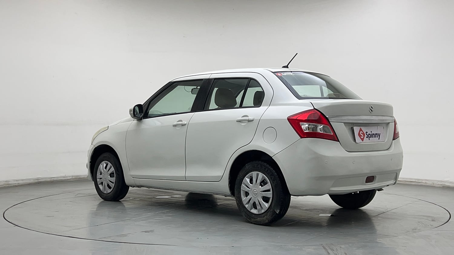 Used 2013 Maruti Suzuki Swift Dzire VXI Petrol Manual exterior LEFT REAR CORNER VIEW