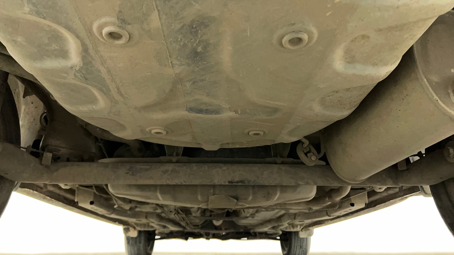 Used 2023 Tata Tigor XZ Plus CNG Cng Manual extra REAR UNDERBODY VIEW (TAKEN FROM REAR)