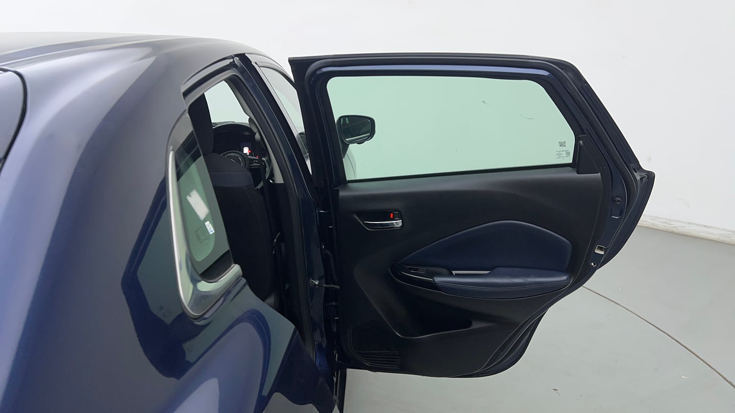 Used 2023 Maruti Suzuki Baleno Alpha AGS Petrol Automatic interior RIGHT REAR DOOR OPEN VIEW