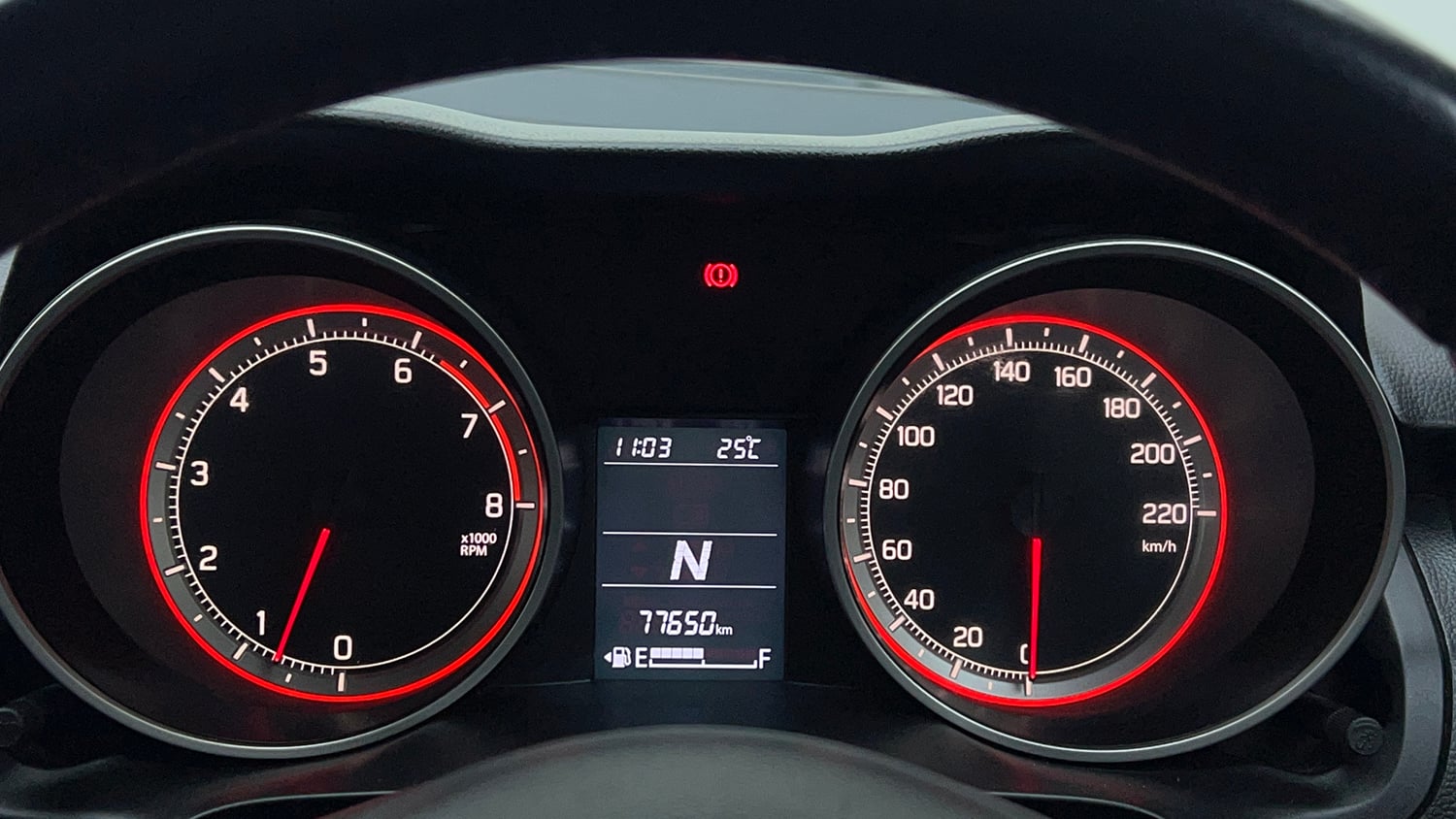 Used 2019 Maruti Suzuki Swift ZXi AMT Petrol Automatic interior CLUSTERMETER VIEW