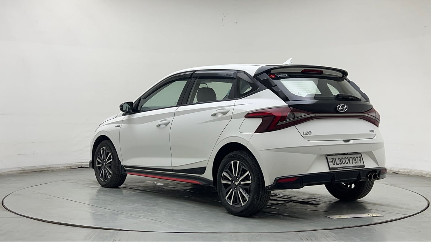 Used 2022 Hyundai i20 N Line N8 1.0 Turbo DCT Petrol Automatic exterior LEFT REAR CORNER VIEW