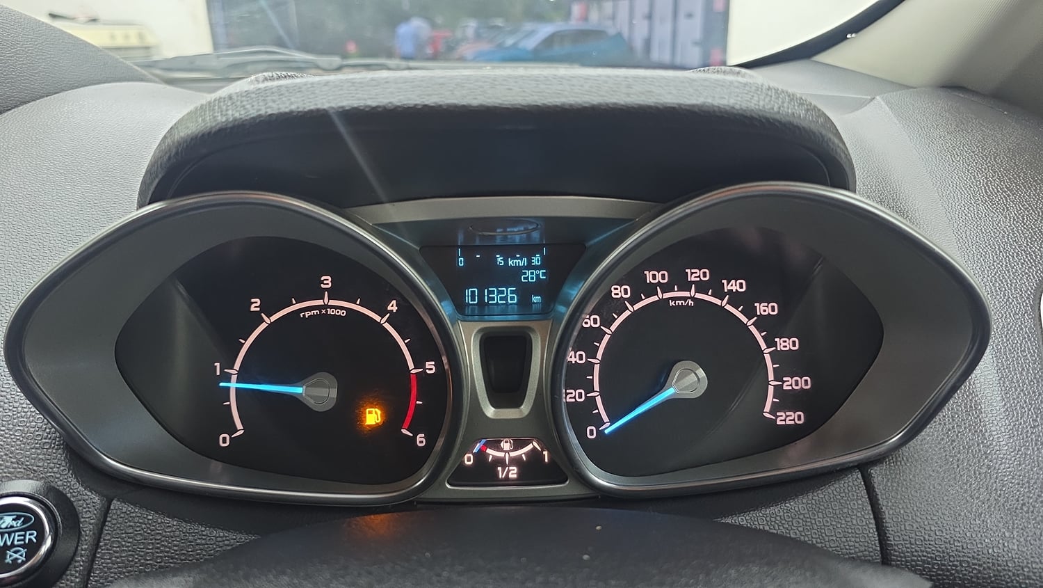 Used 2017 Ford EcoSport Titanium 1.5L TDCi Diesel Manual interior CLUSTERMETER VIEW