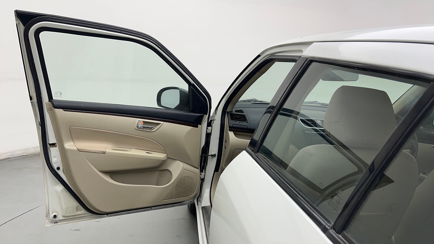 Used 2013 Maruti Suzuki Swift Dzire VXI Petrol Manual interior LEFT FRONT DOOR OPEN VIEW