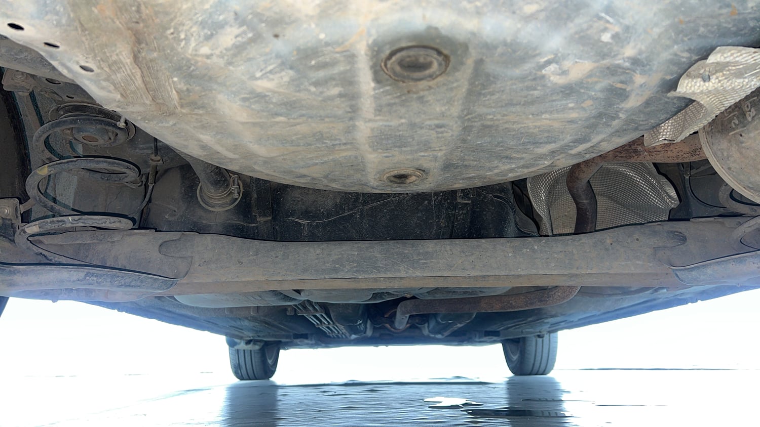 Used 2018 Nissan Micra XV CVT Petrol Automatic extra REAR UNDERBODY VIEW (TAKEN FROM REAR)