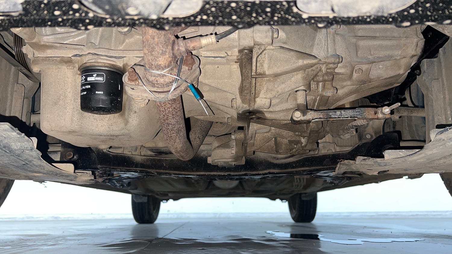 Used 2018 Maruti Suzuki Baleno Delta 1.2 Petrol Manual extra FRONT LEFT UNDERBODY VIEW