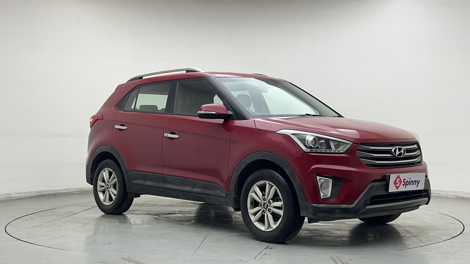 Used 2017 Hyundai Creta 1.6 SX Plus Petrol Petrol Manual exterior RIGHT FRONT CORNER VIEW
