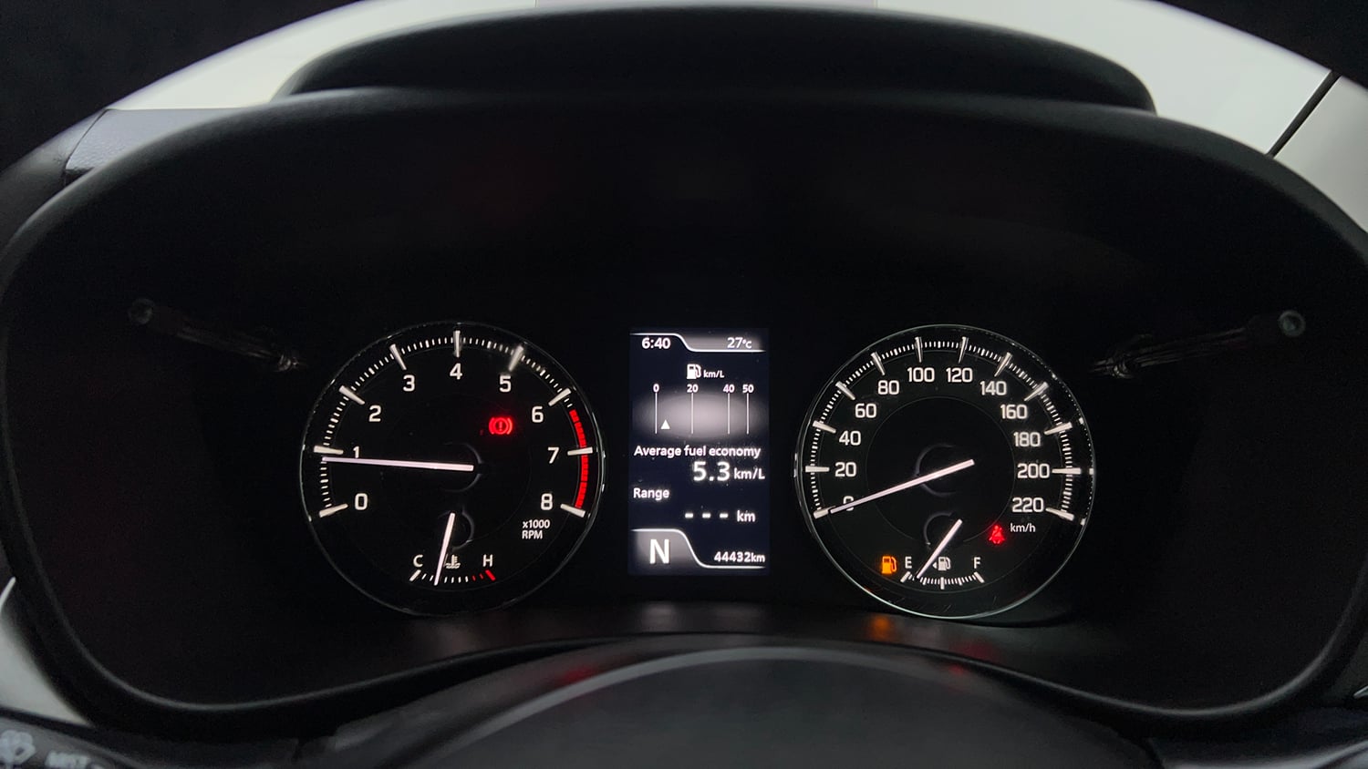 Used 2023 Maruti Suzuki Baleno Alpha AGS Petrol Automatic interior CLUSTERMETER VIEW
