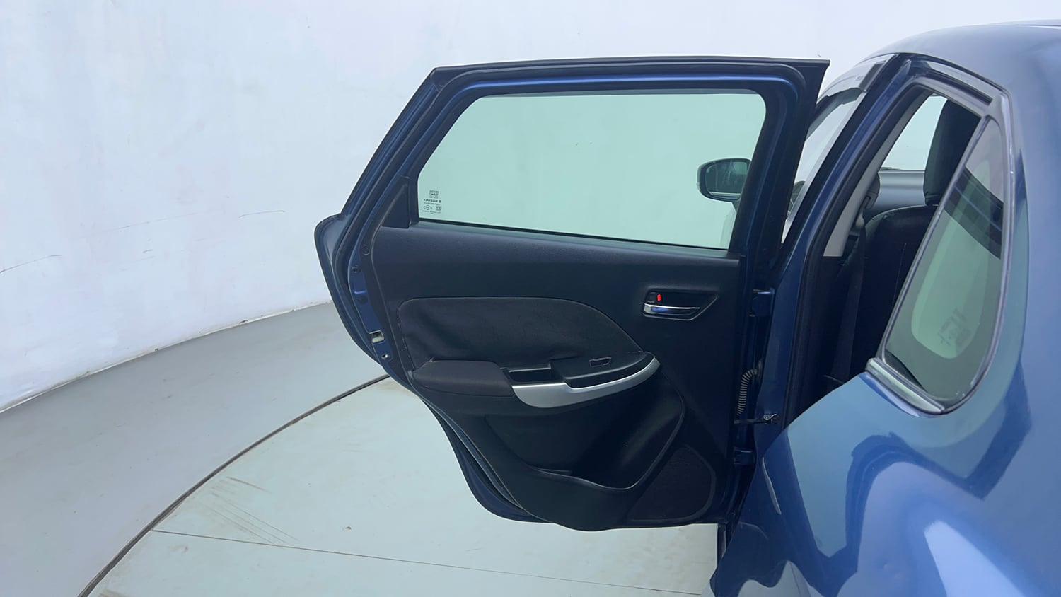 Used 2018 Maruti Suzuki Baleno Alpha 1.2 Petrol Manual interior LEFT REAR DOOR OPEN VIEW