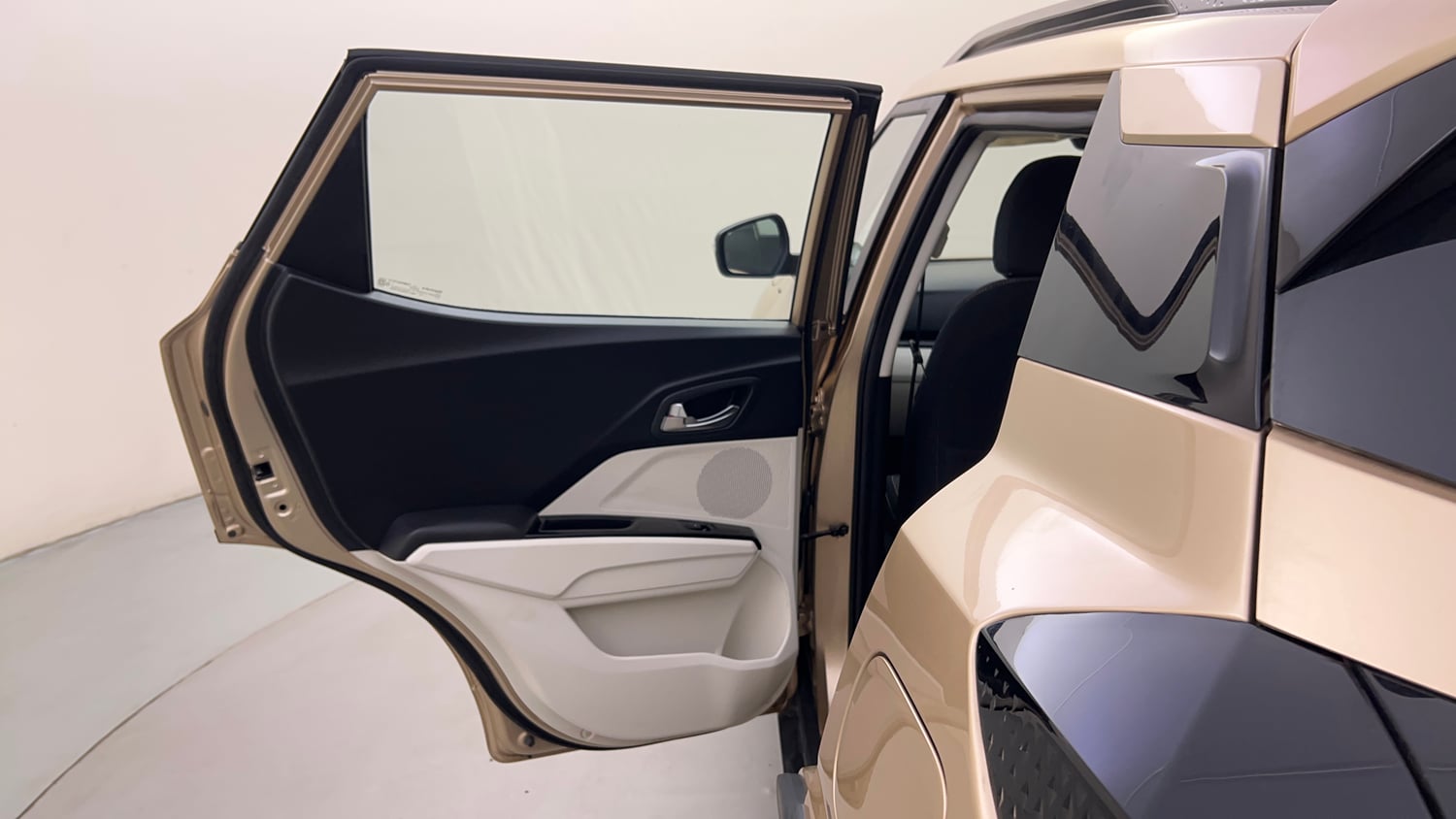Used 2026 Mahindra XUV 3XO AX5 1.2 Petrol AT Petrol Automatic interior LEFT REAR DOOR OPEN VIEW