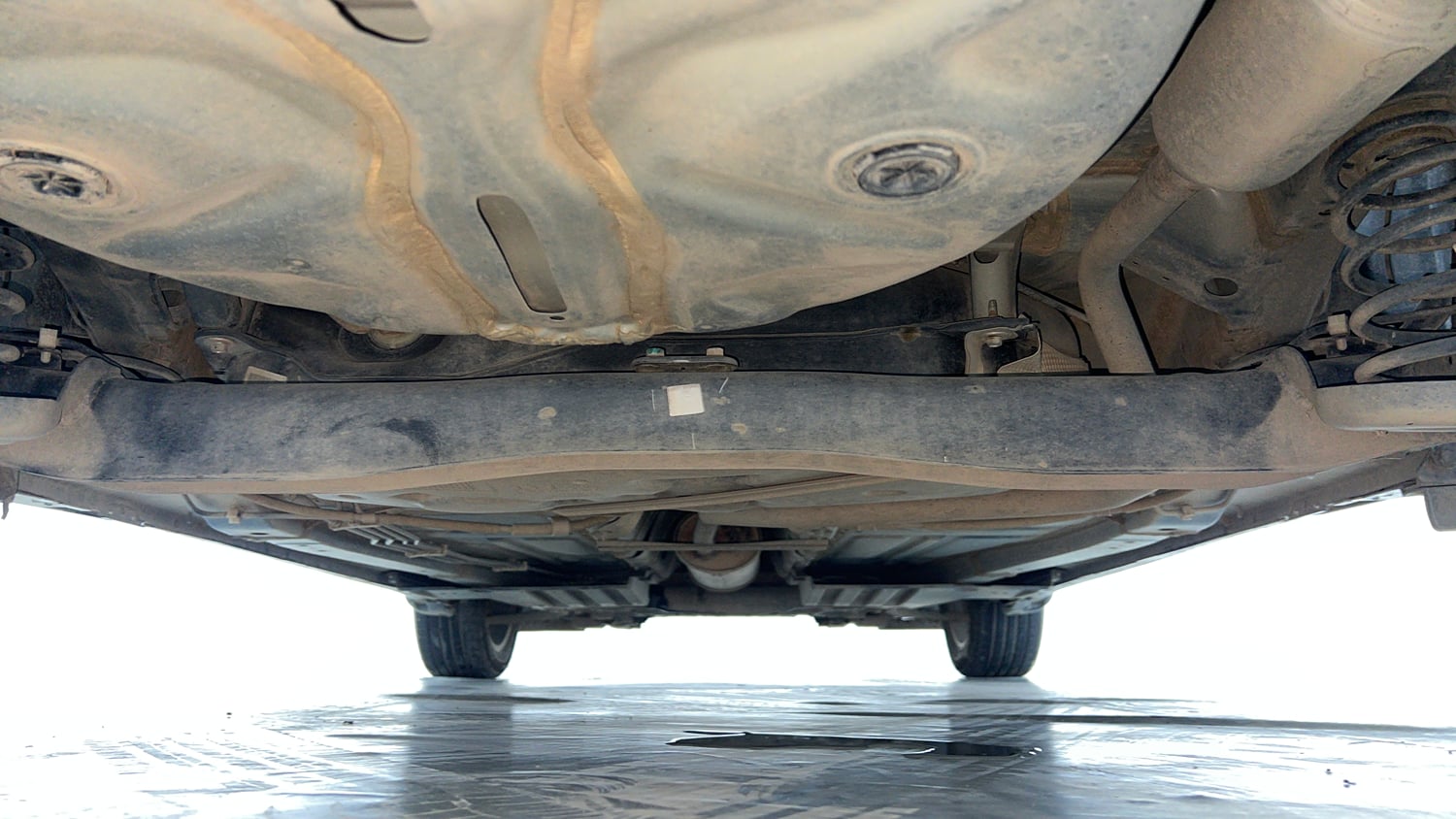 Used 2023 Maruti Suzuki Baleno Alpha AGS Petrol Automatic extra REAR UNDERBODY VIEW (TAKEN FROM REAR)