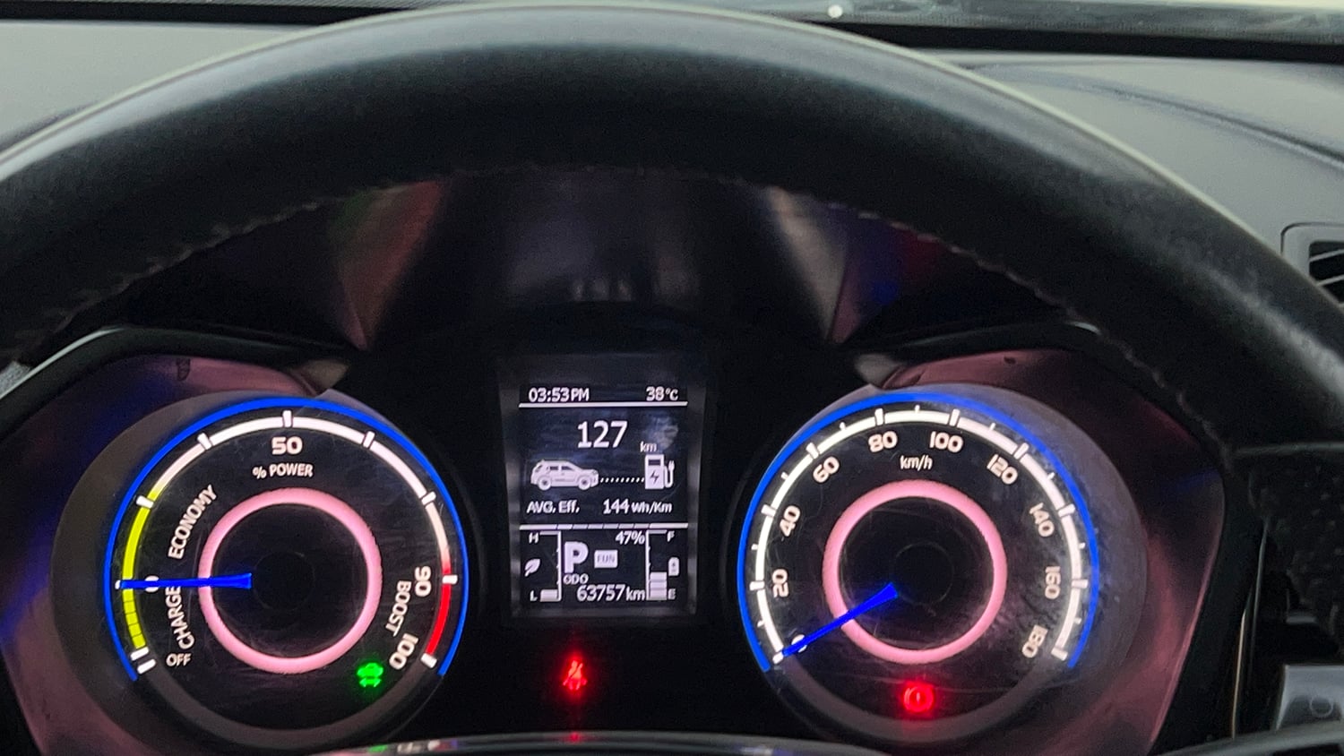 Used 2023 Mahindra XUV400 EL 5S Electric Automatic interior CLUSTERMETER VIEW
