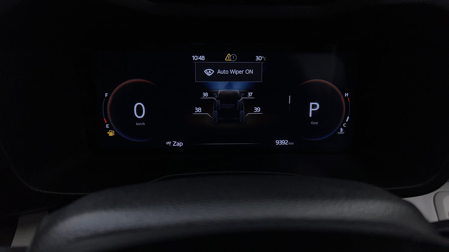 Used 2026 Mahindra XUV 3XO AX5 1.2 Petrol AT Petrol Automatic interior CLUSTERMETER VIEW