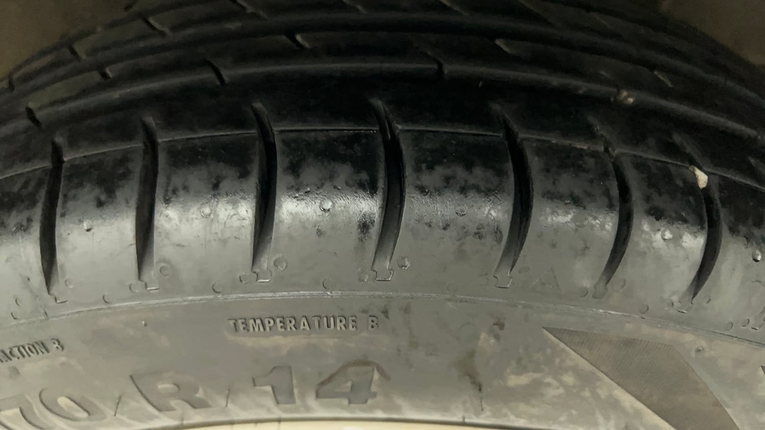 Used 2020 Hyundai Santro Sportz CNG Cng Manual tyres LEFT REAR TYRE TREAD VIEW