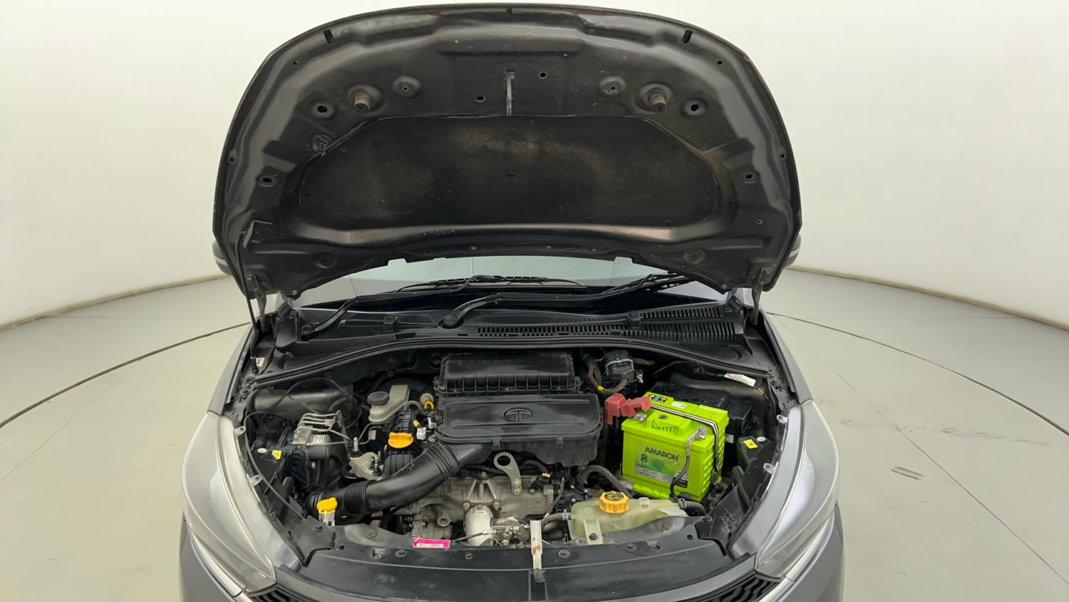 Used 2023 Tata Tiago XT CNG Cng Manual engine ENGINE & BONNET OPEN FRONT VIEW