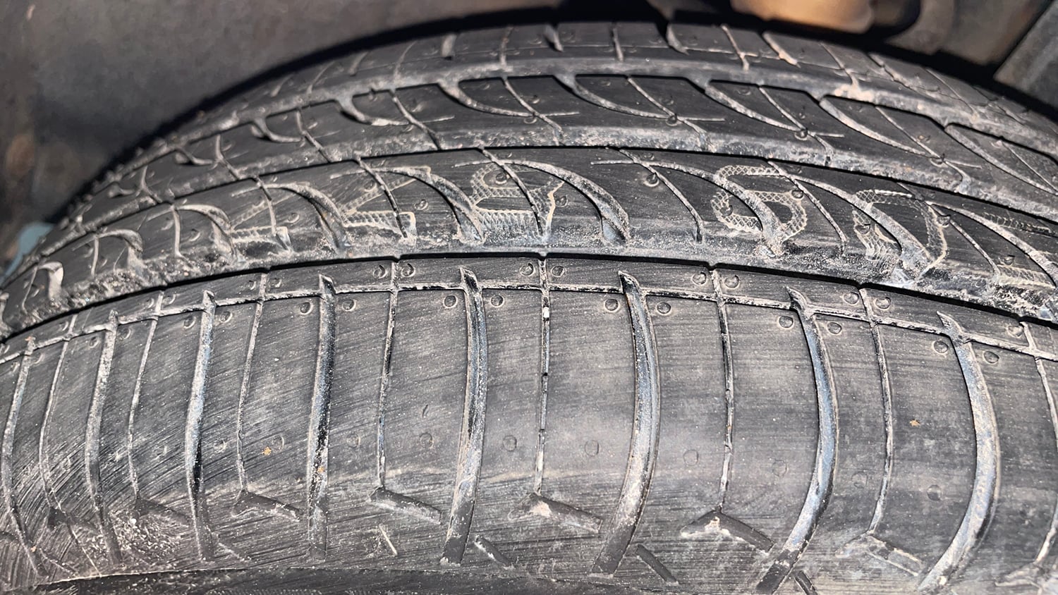 Used 2012 Tata Nano LX Petrol Manual tyres RIGHT REAR TYRE TREAD VIEW