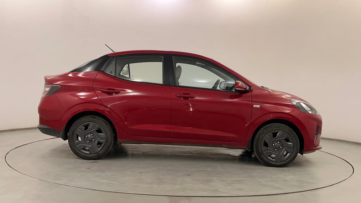 Used 2021 Hyundai Aura S 1.2 AMT Petrol Petrol Automatic exterior RIGHT SIDE VIEW