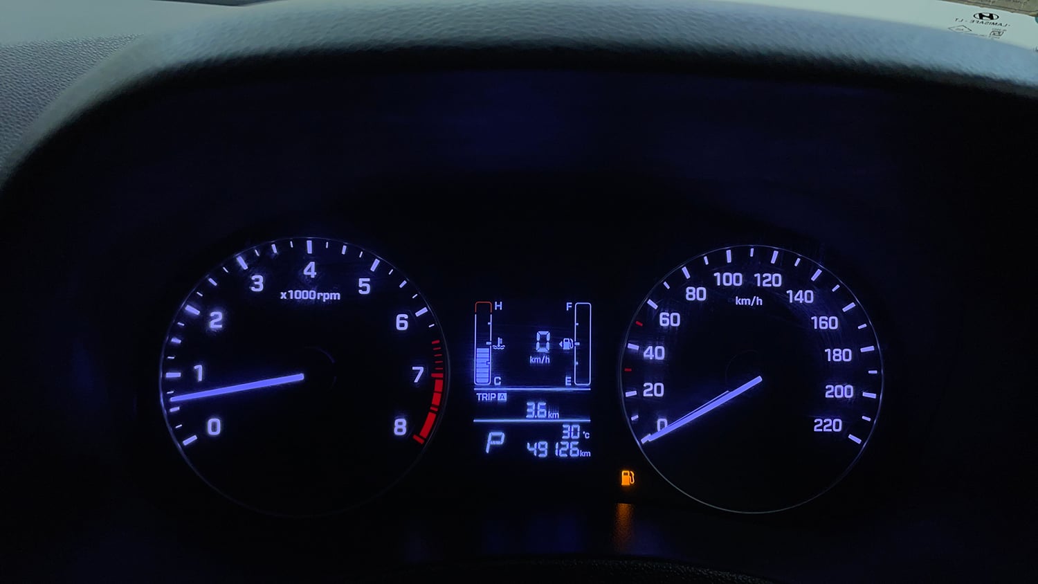 Used 2017 Hyundai Creta 1.6 SX Plus AT Petrol Petrol Automatic interior CLUSTERMETER VIEW