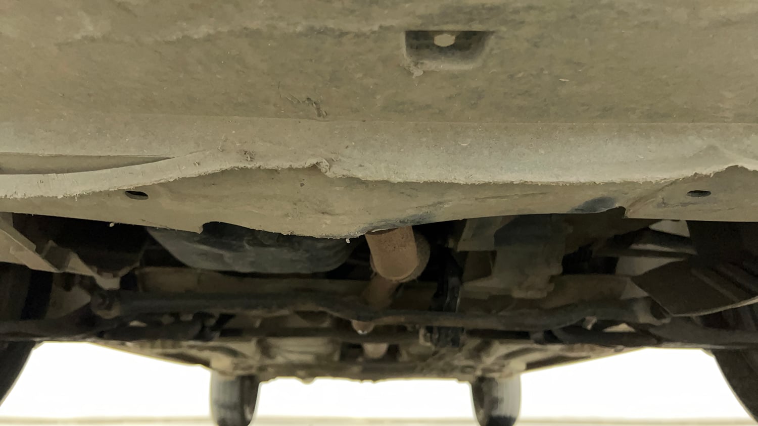 Used 2023 Tata Tigor XZ Plus CNG Cng Manual extra FRONT LEFT UNDERBODY VIEW