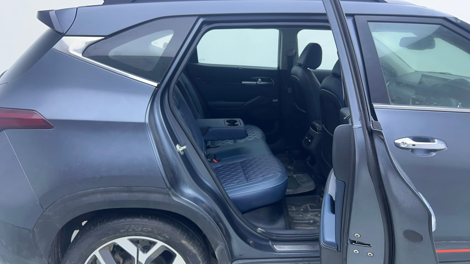 Used 2022 Kia Seltos X Line 1.5 Diesel AT Diesel Automatic interior RIGHT SIDE REAR DOOR CABIN VIEW
