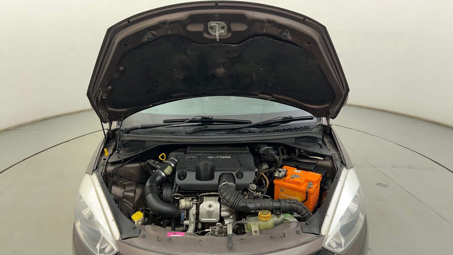 Used 2018 Tata Tiago Revotorq XT Diesel Manual engine ENGINE & BONNET OPEN FRONT VIEW