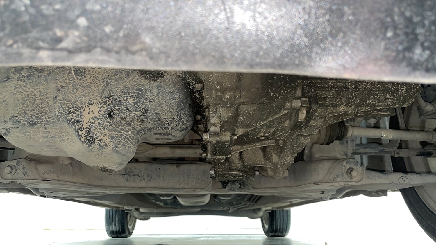 Used 2019 Ford Figo Aspire Titanium 1.2 Ti-VCT Petrol Manual extra FRONT LEFT UNDERBODY VIEW