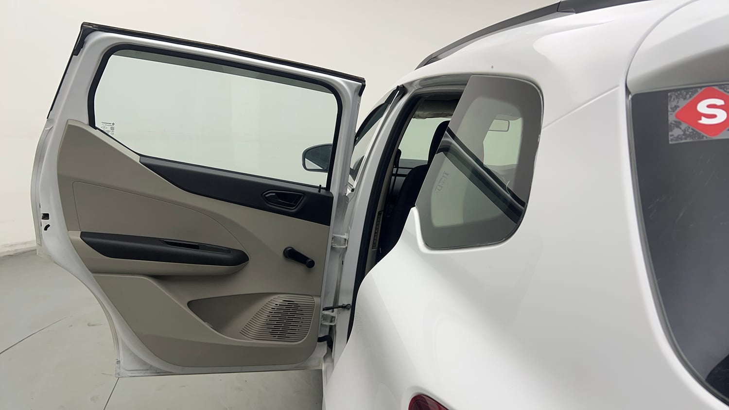 Used 2020 Renault Triber RXL Petrol Manual interior LEFT REAR DOOR OPEN VIEW
