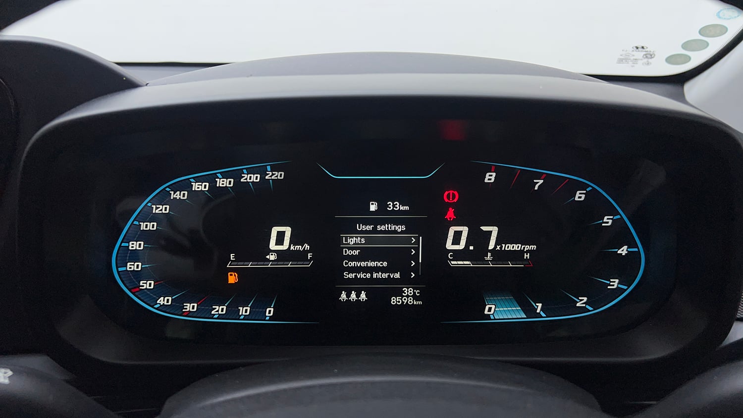 Used 2023 Hyundai New i20 Sportz 1.2 MT Petrol Manual interior CLUSTERMETER VIEW