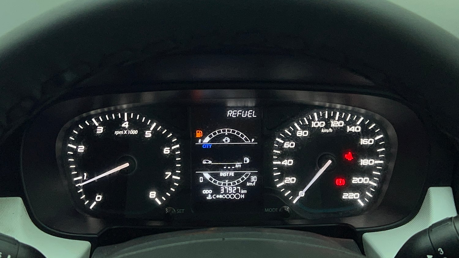 Used 2023 Tata Punch Pure MT Petrol Manual interior CLUSTERMETER VIEW
