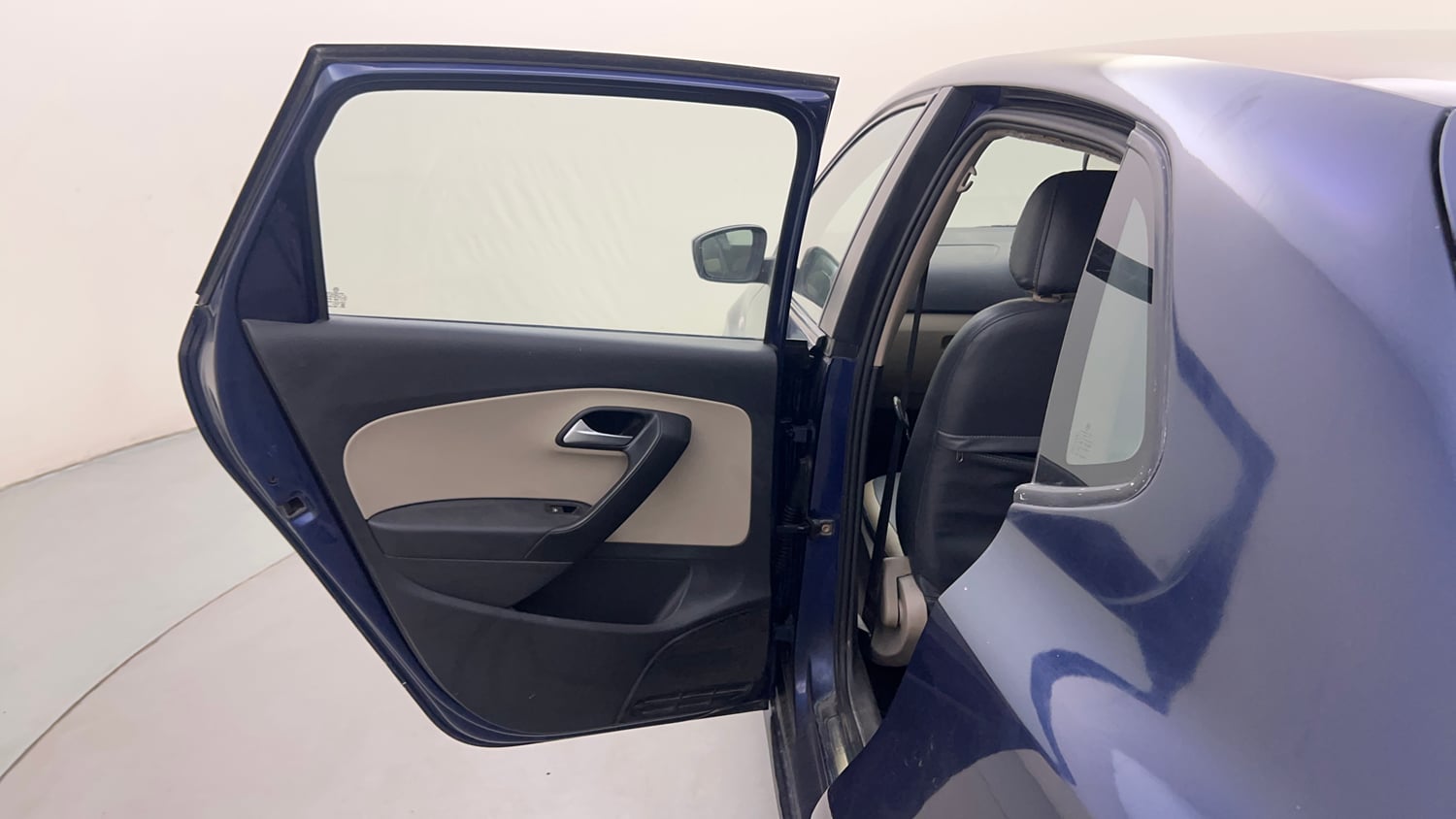Used 2013 Volkswagen Polo Comfortline 1.2L (P) Petrol Manual interior LEFT REAR DOOR OPEN VIEW