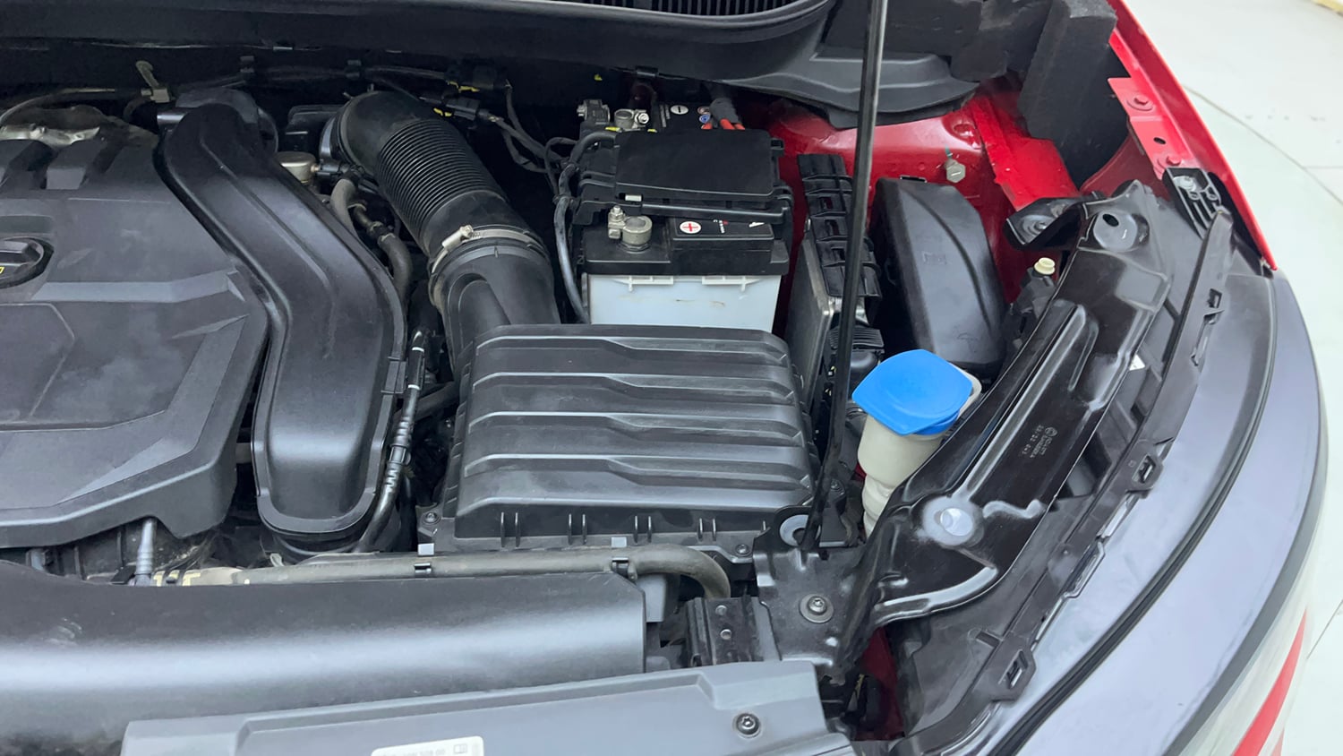 Used 2023 Skoda Kushaq Monte Carlo 1.5L TSI MT Petrol Manual engine ENGINE LEFT SIDE VIEW