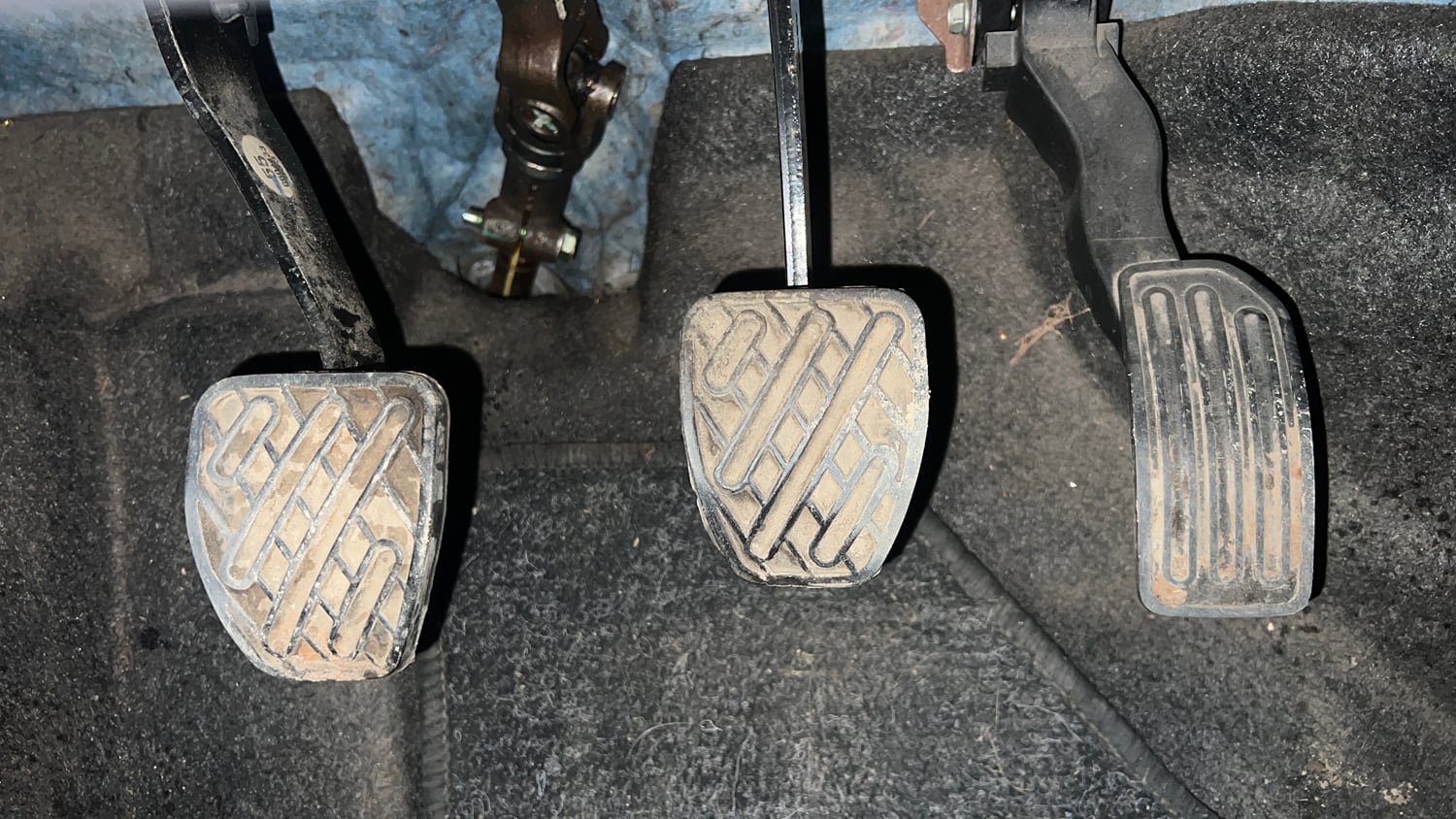 Used 2014 Nissan Micra Active XL Petrol Manual interior PEDALS VIEW