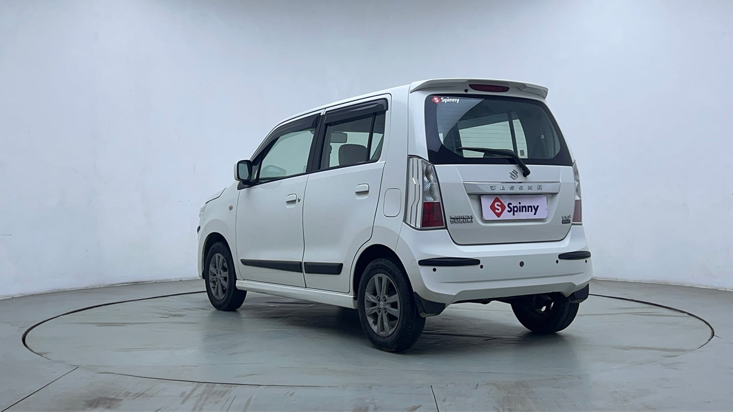 Used 2018 Maruti Suzuki Wagon R VXI+ AMT Petrol Automatic exterior LEFT REAR CORNER VIEW