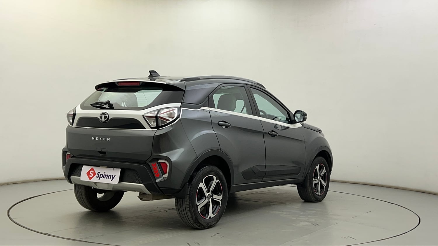 Used 2022 Tata Nexon XZA Plus (Premium) Petrol Automatic exterior RIGHT REAR CORNER VIEW