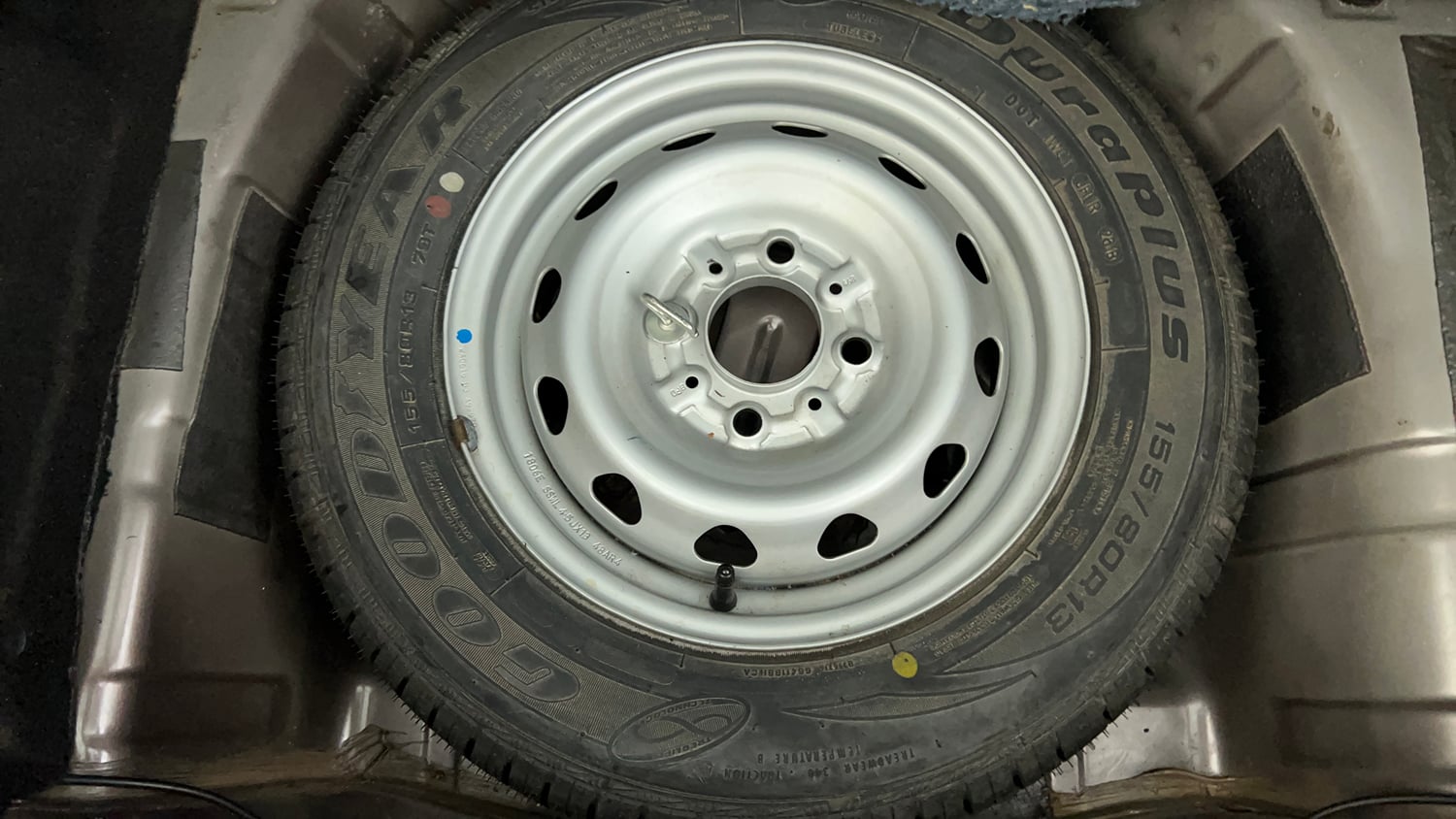 Used 2018 Tata Tiago Revotorq XT Diesel Manual tyres SPARE TYRE VIEW