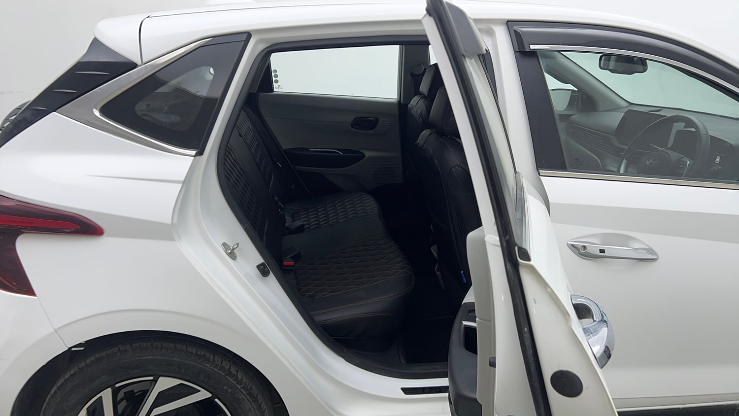 Used 2024 Hyundai New i20 Asta (O) 1.2 IVT Petrol Automatic interior RIGHT SIDE REAR DOOR CABIN VIEW