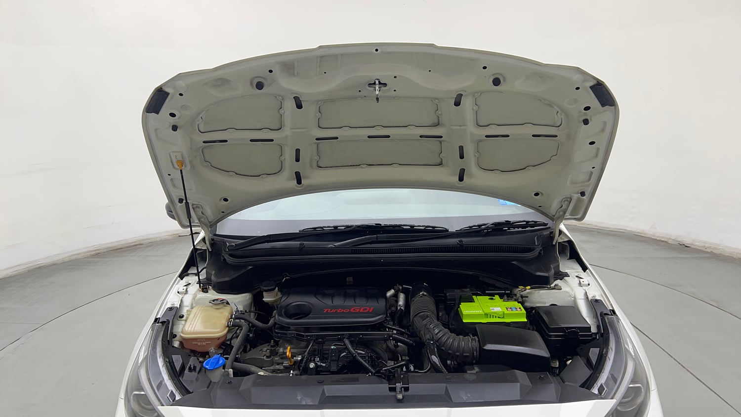 Used 2022 Hyundai i20 N Line N8 1.0 Turbo DCT Petrol Automatic engine ENGINE & BONNET OPEN FRONT VIEW