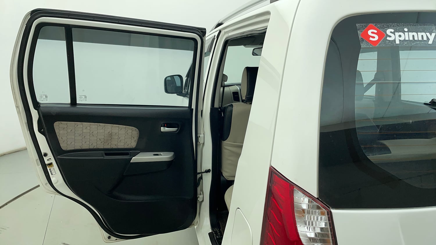 Used 2016 Maruti Suzuki Wagon R VXI Petrol Manual interior LEFT REAR DOOR OPEN VIEW