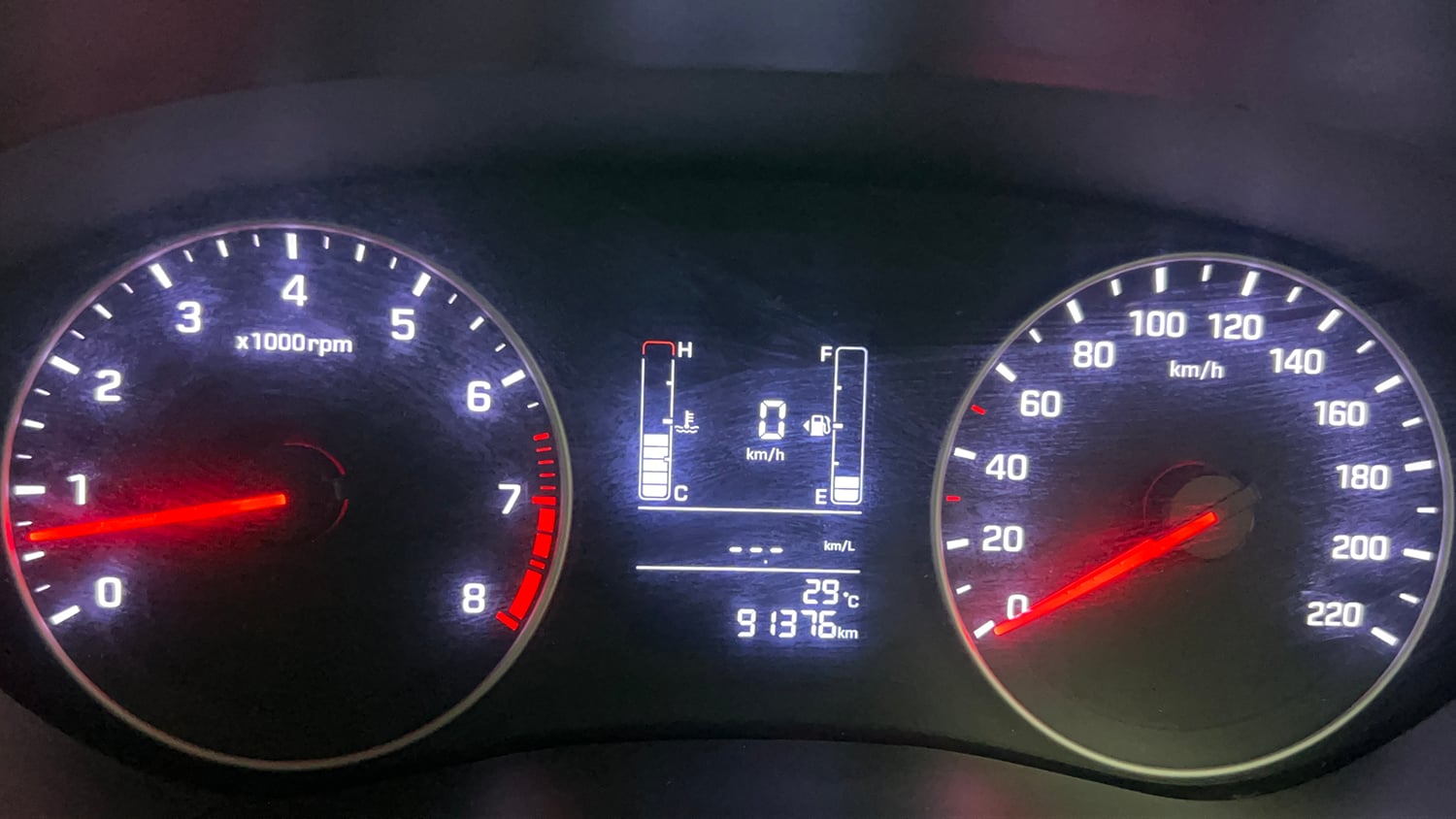 Used 2018 Hyundai Elite i20 Asta 1.2 Petrol Manual interior CLUSTERMETER VIEW