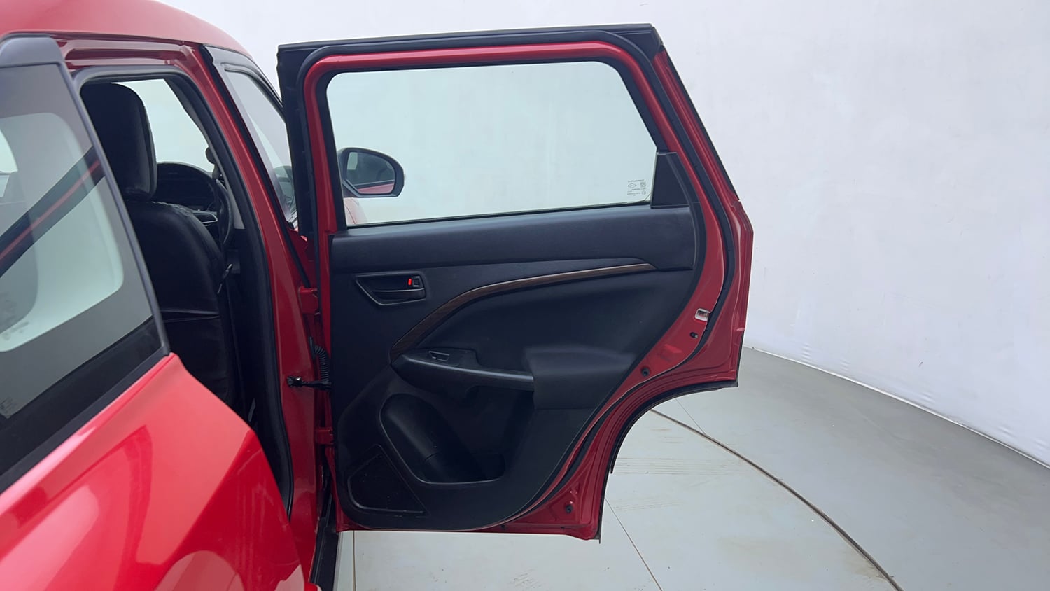 Used 2022 Maruti Suzuki Brezza Vxi AT Petrol Automatic interior RIGHT REAR DOOR OPEN VIEW