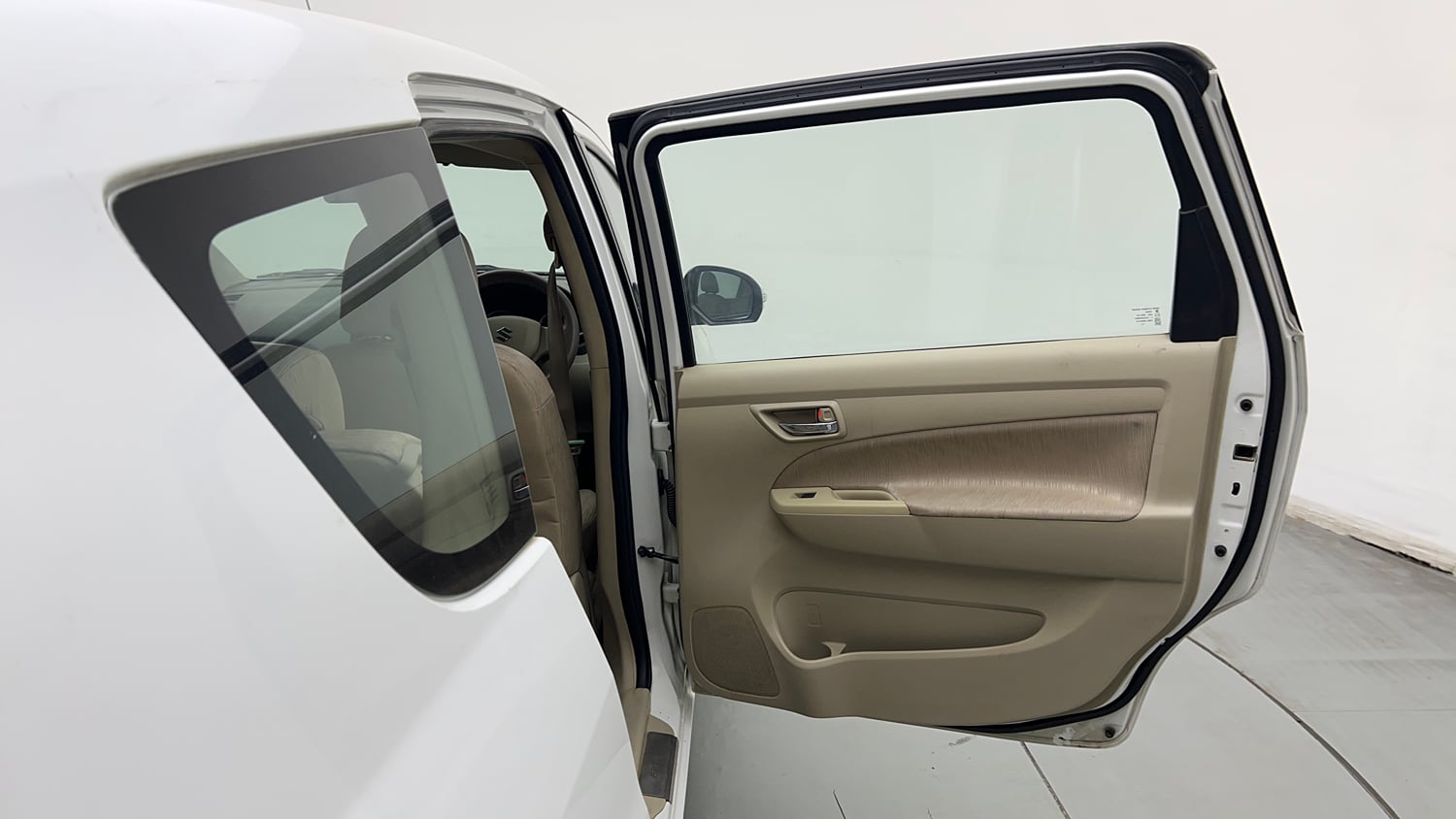 Used 2013 Maruti Suzuki Ertiga Vxi Petrol Manual interior RIGHT REAR DOOR OPEN VIEW