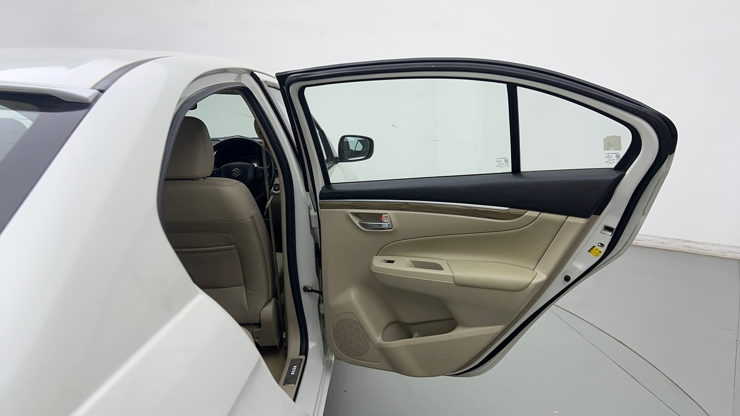 Used 2022 Maruti Suzuki Ciaz Alpha 1.5 AT Petrol Automatic interior RIGHT REAR DOOR OPEN VIEW