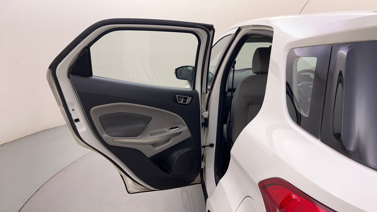 Used 2015 Ford EcoSport Trend 1.5 TDCi Diesel Manual interior LEFT REAR DOOR OPEN VIEW