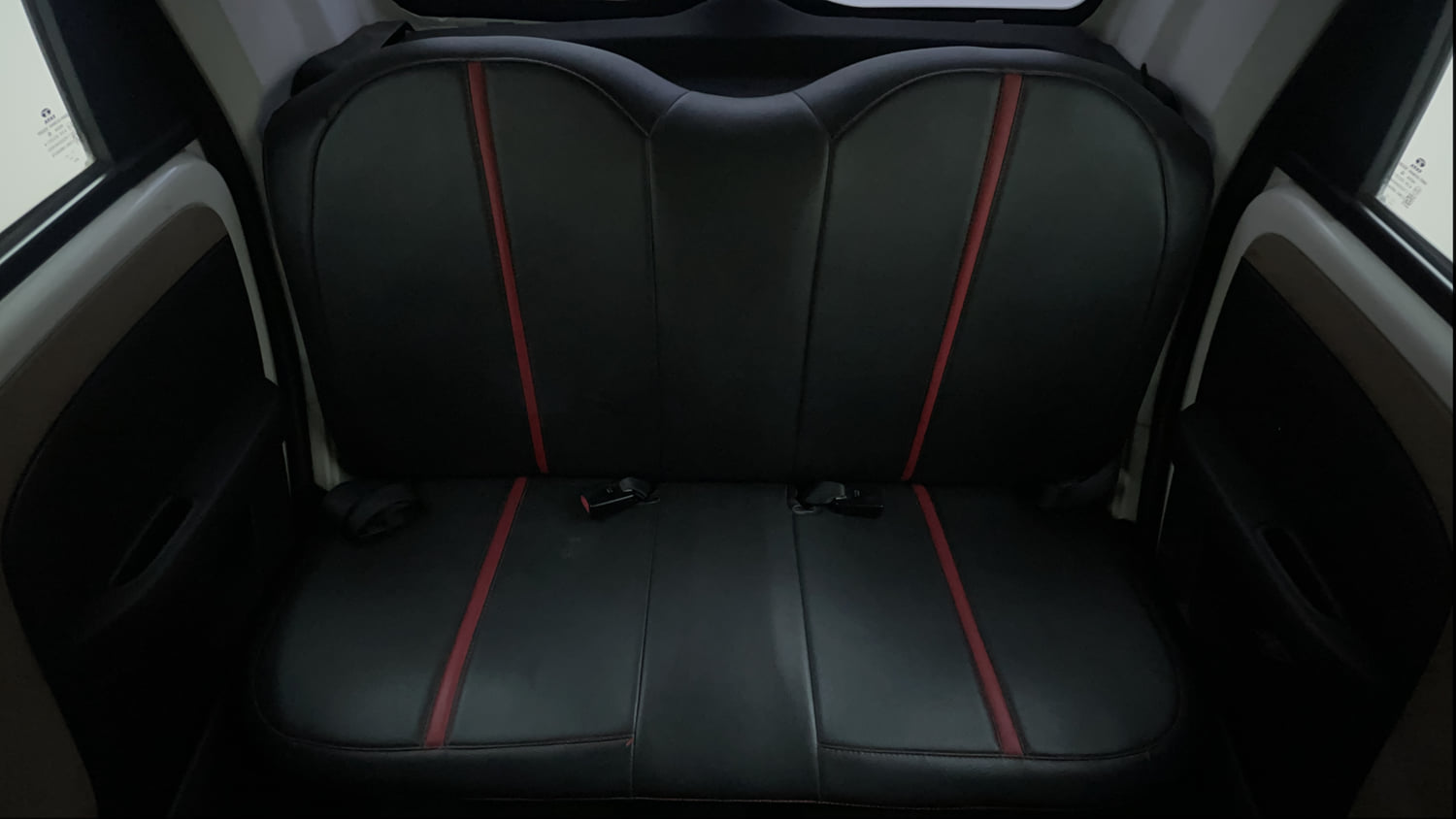 Used 2012 Tata Nano LX Petrol Manual interior REAR SEAT CONDITION VIEW