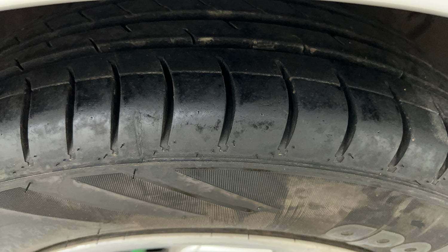 Used 2020 Hyundai Santro Sportz CNG Cng Manual tyres RIGHT FRONT TYRE TREAD VIEW